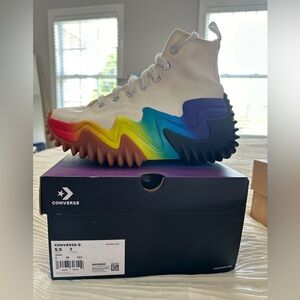 Rainbow Converse Run Star Motion NIB